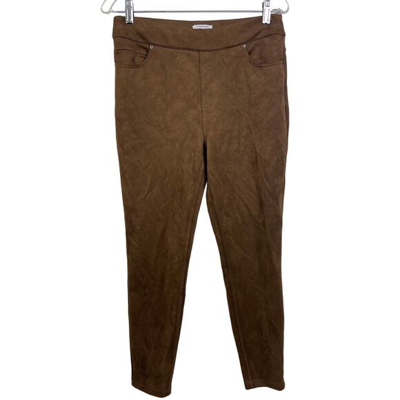 Westbound The High Rise Fit Brown Jeggings Jean Leggings Pants Size 10 - Picture 1 of 3